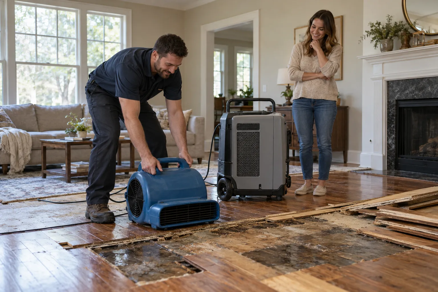 Water Extraction & Structural Drying in Pittsburgh, PA